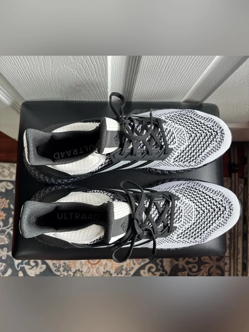 Adidas Ultra 4D Panda Oreo Black White Size 13 IG2262